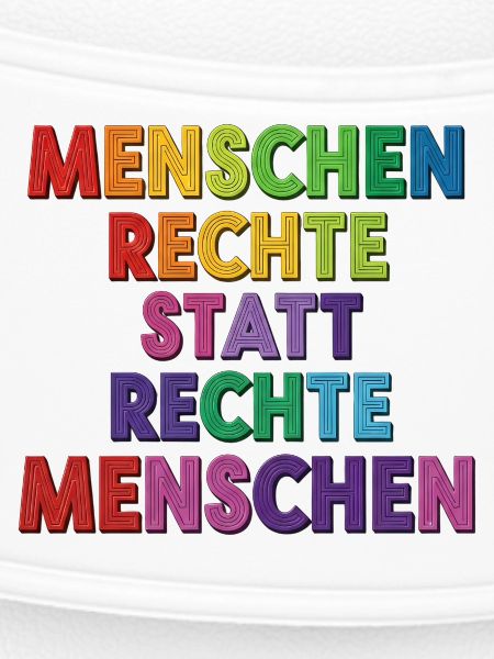Menschenrechte statt rechte Menschen Statement
