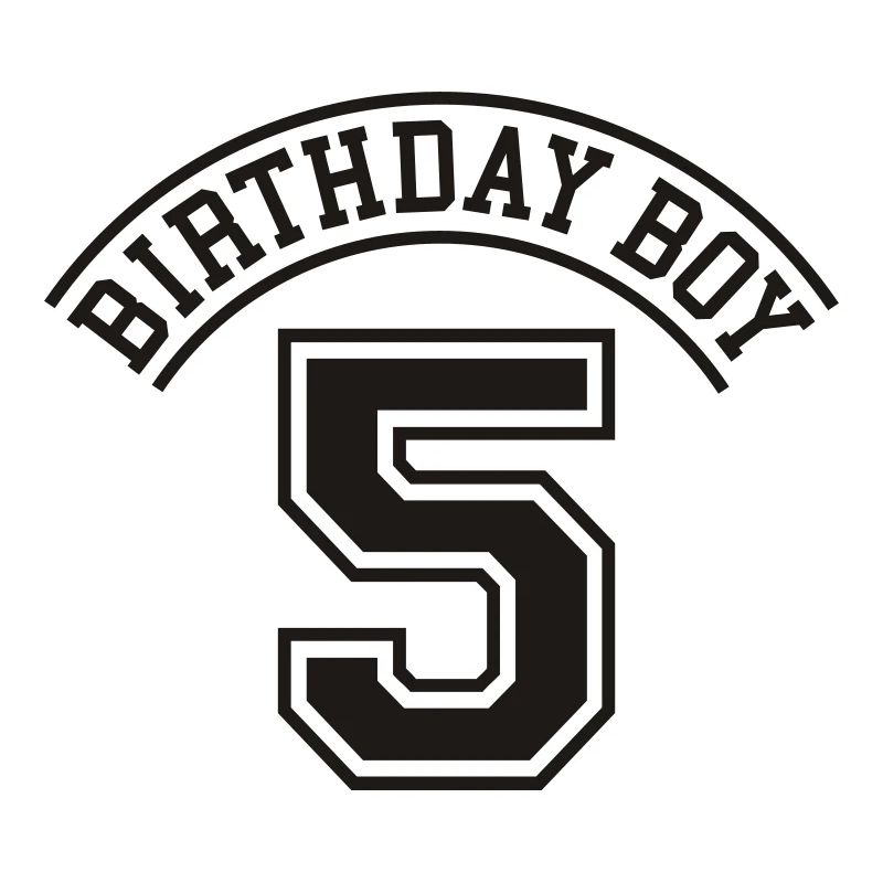 Birthday boy 5 years
