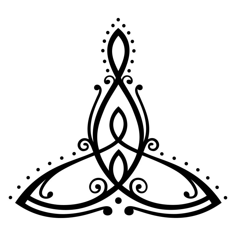 Celtic symbol, mother with two children.