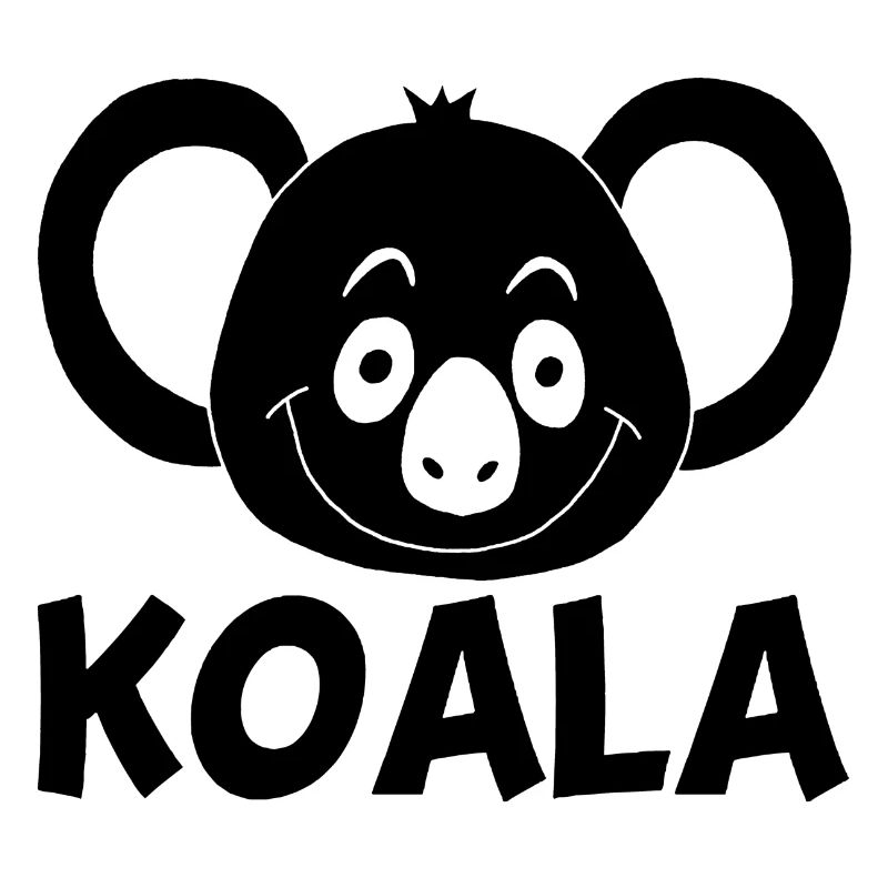 Schwarzer Koala