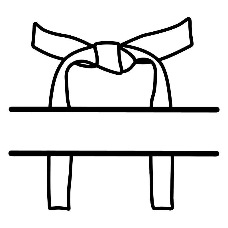 Transparentes Band oder Obi