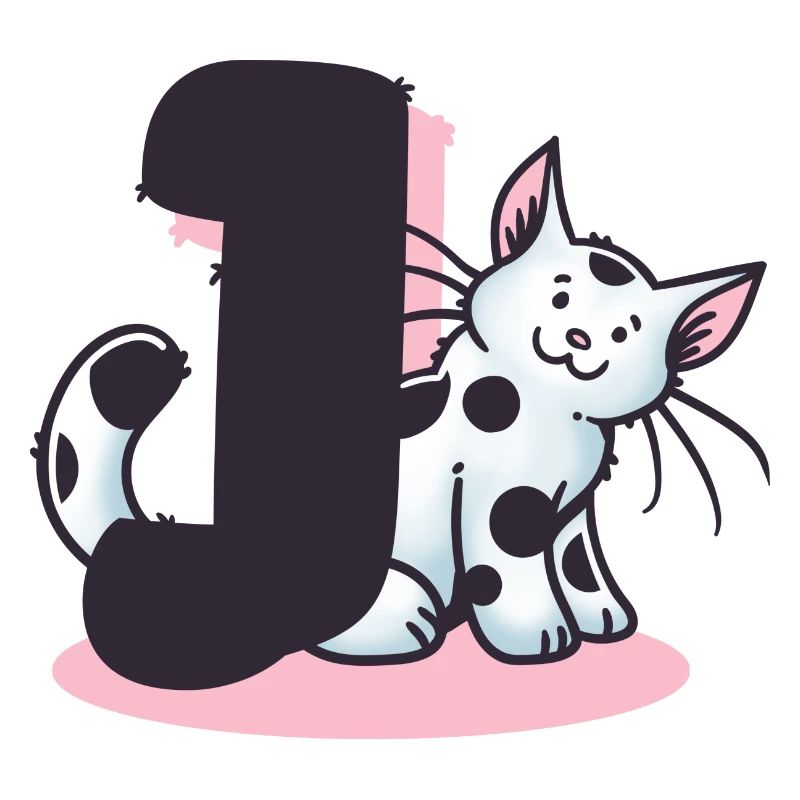 Cat Letter J