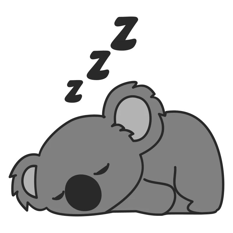 sleepy koala
