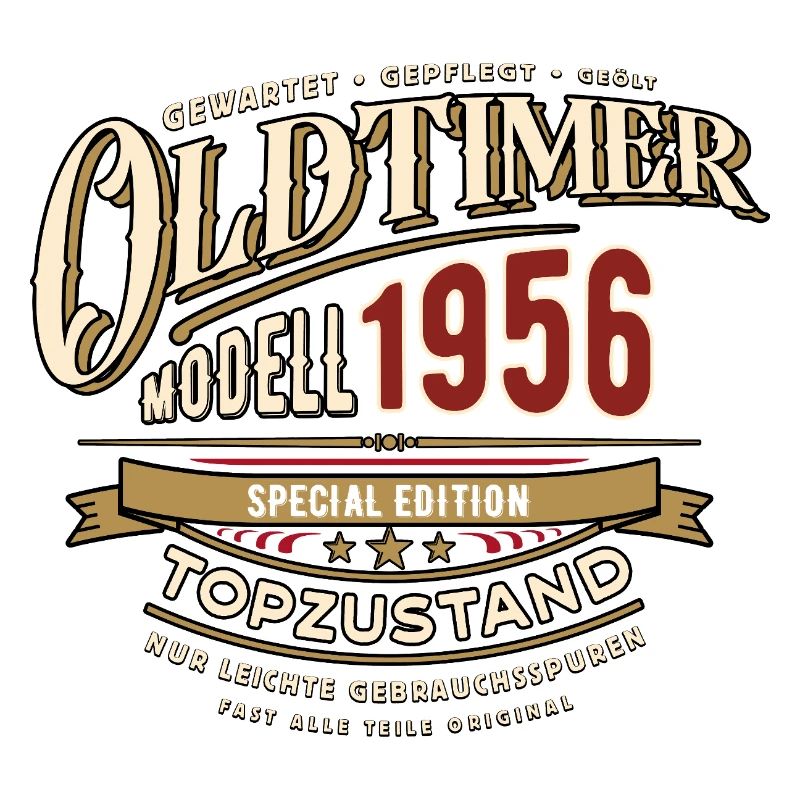 Oldtimer Modell 1956 | Geburtstag Geschenk