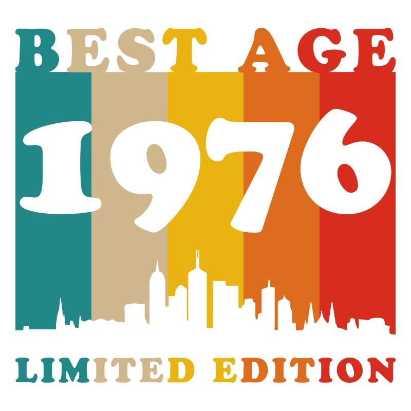 1976 Vintage Retro Geburtstagsgeschenk