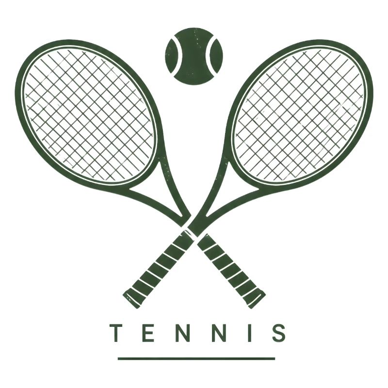 Conception de raquette de tennis croisée