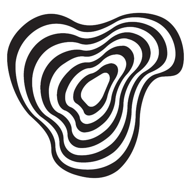 opart Conception de formes en lignes abstraites