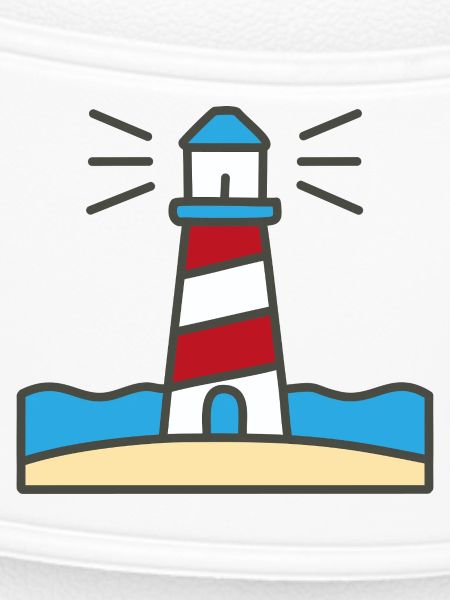 Leuchtturm am Meer 
