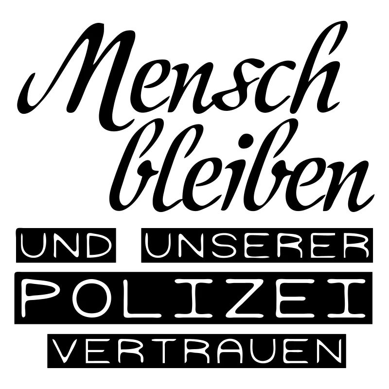Der Polizei vertrauen Geschenk