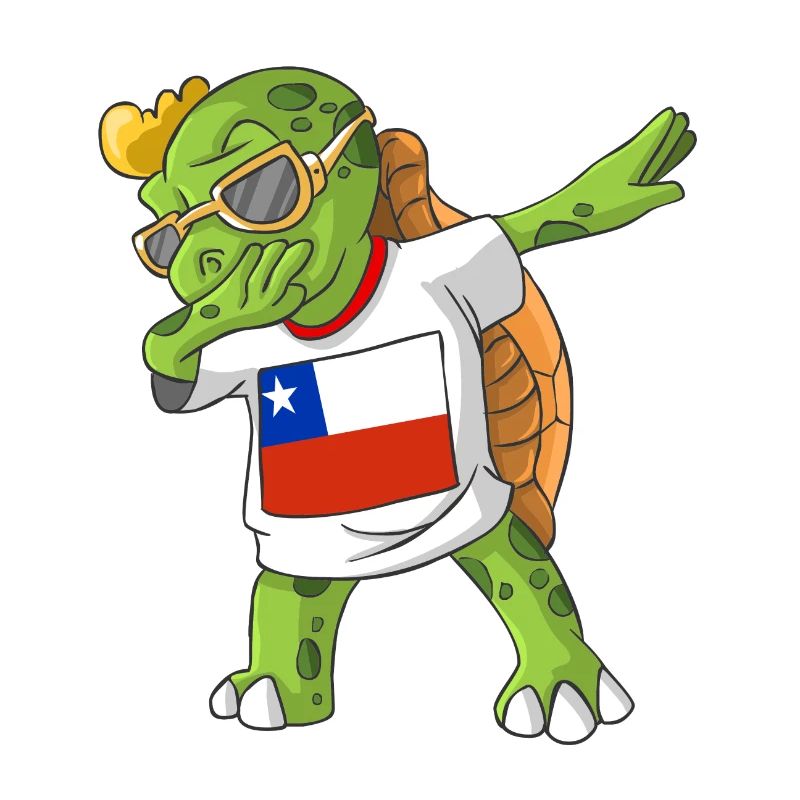 Chile Dabbing Schildkröte