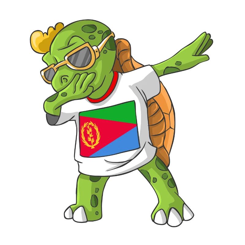Eritrea Dabbing Schildkröte
