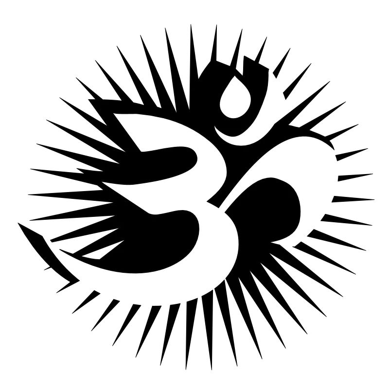 Om symbol 3D