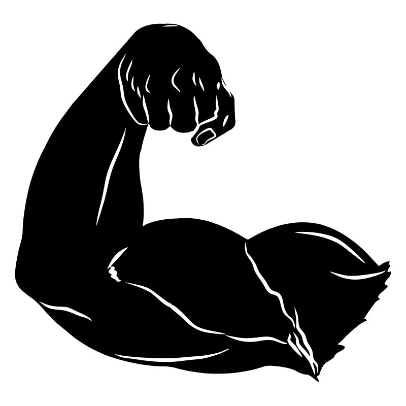 Schattenbild des Arms