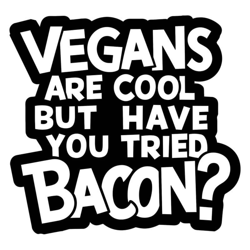Les végétaliens, c’est cool, mais avez-vous essayé le bacon ?