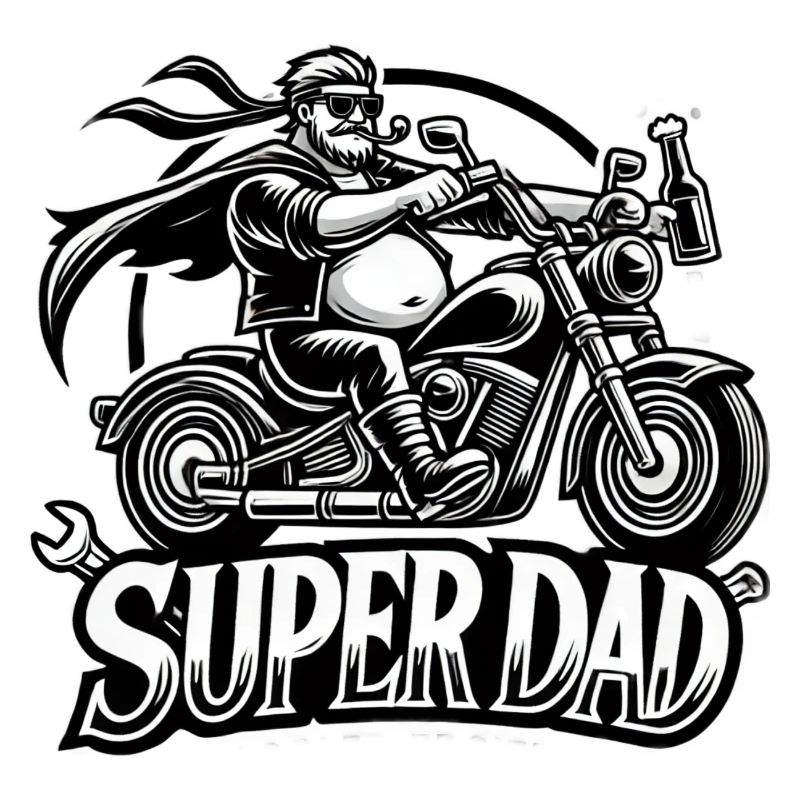 Super Dad Motorradheld