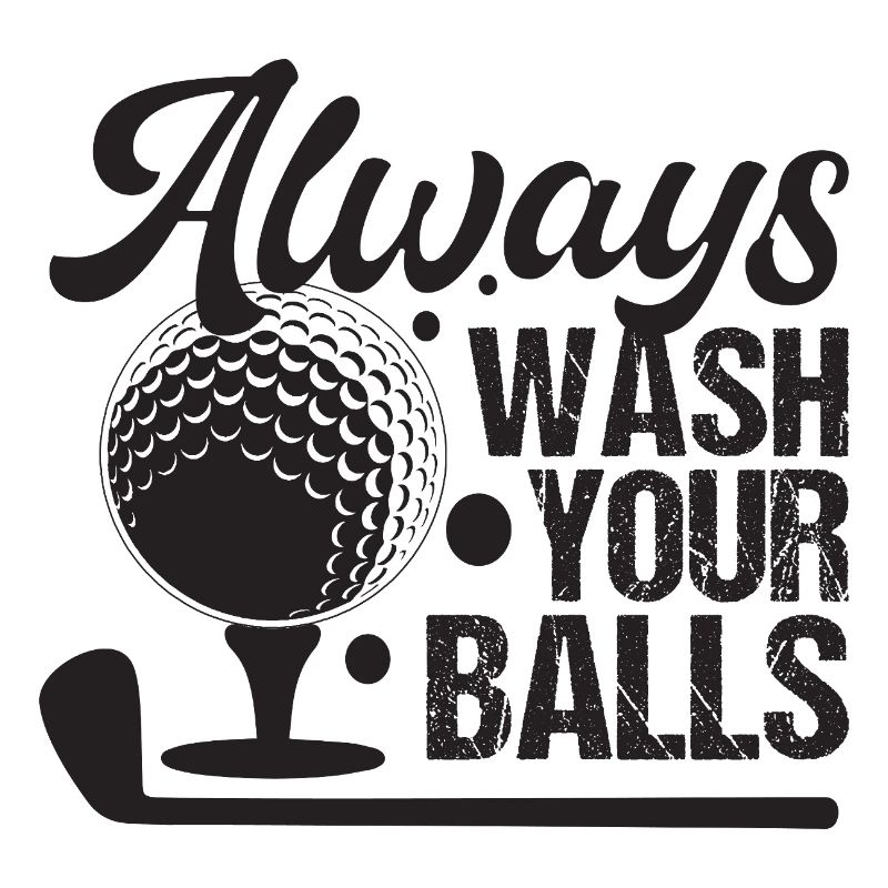 Golf - Waschen Sie immer Ihre Bälle