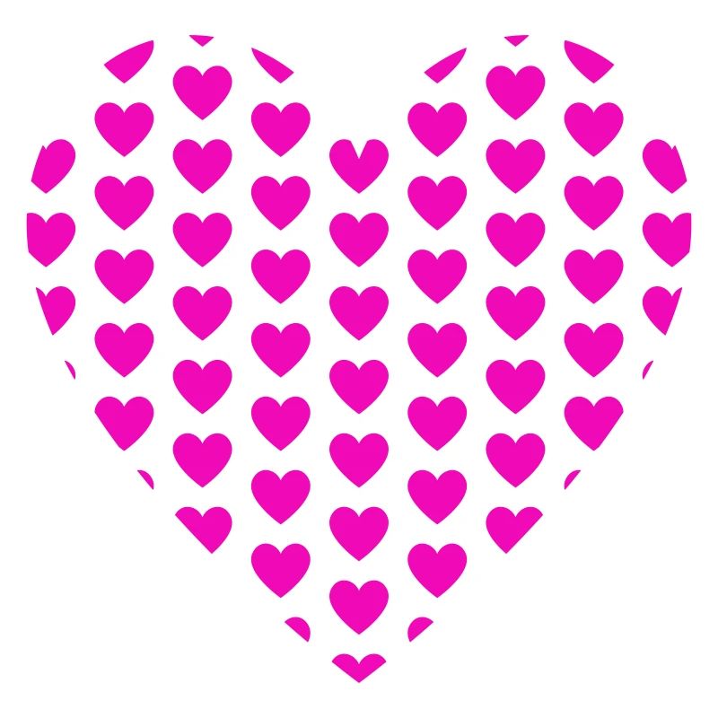 Heart Hearts Patch Pattern