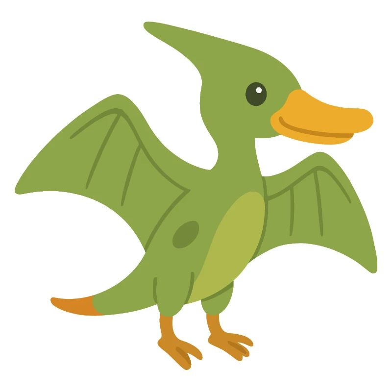 Cute Pterodactyl Duck