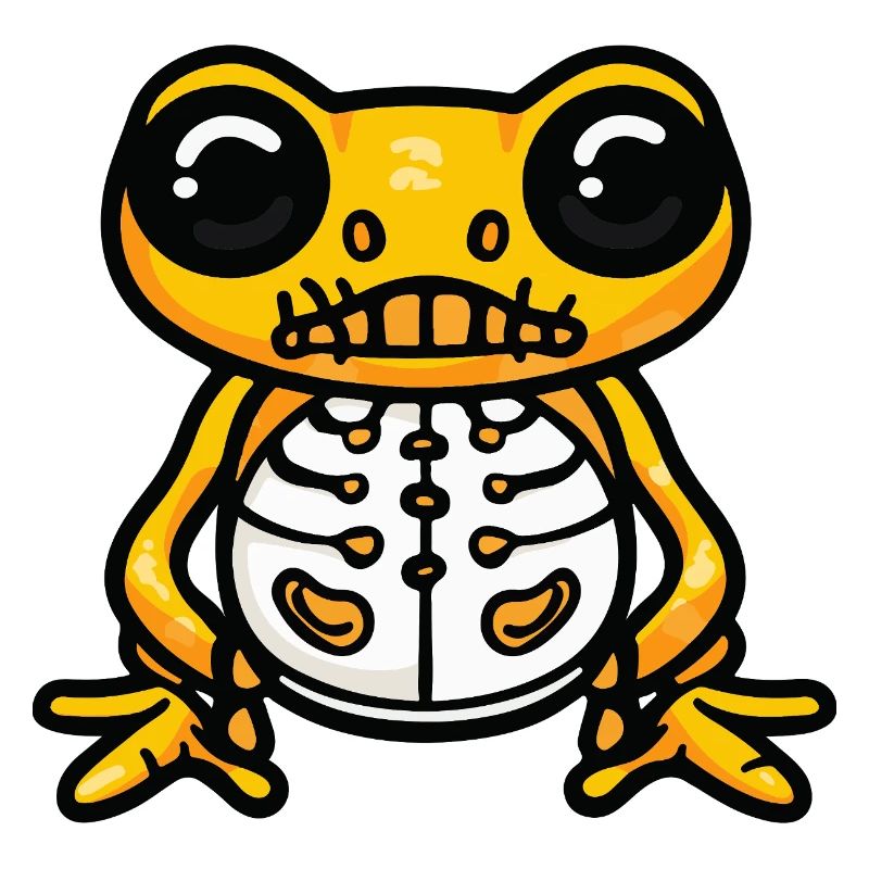 Frosch Halloween Zombie