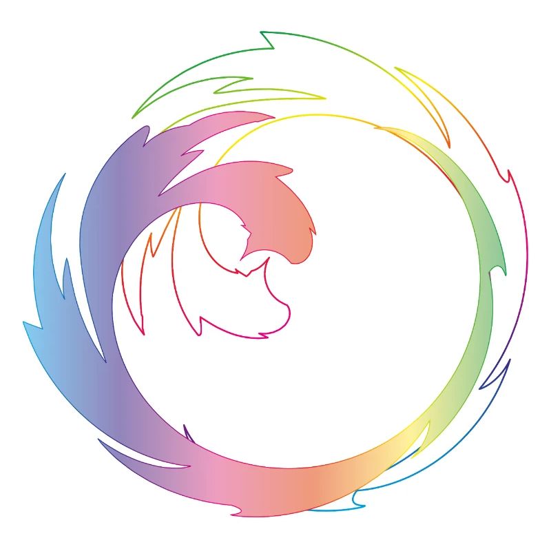 Creative color wheel as a dynamic design frame