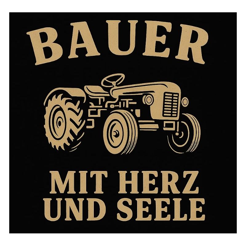 Bauerherz Traktor Motiv