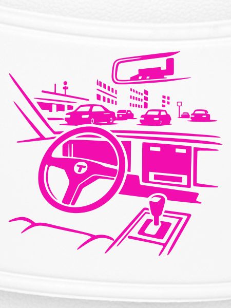 Neon Car Cockpit