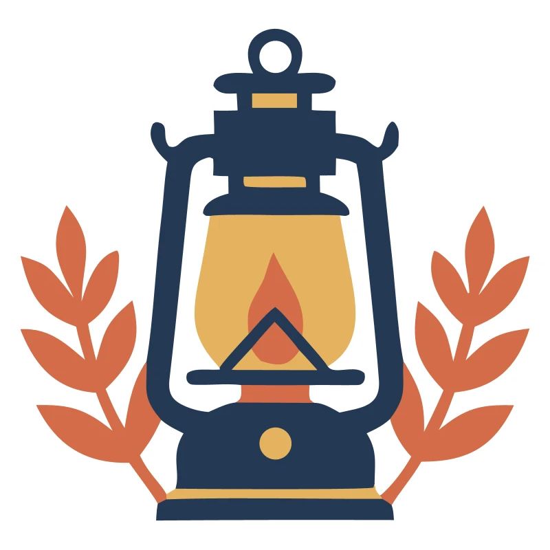 Camping Lantern Nature Forest
