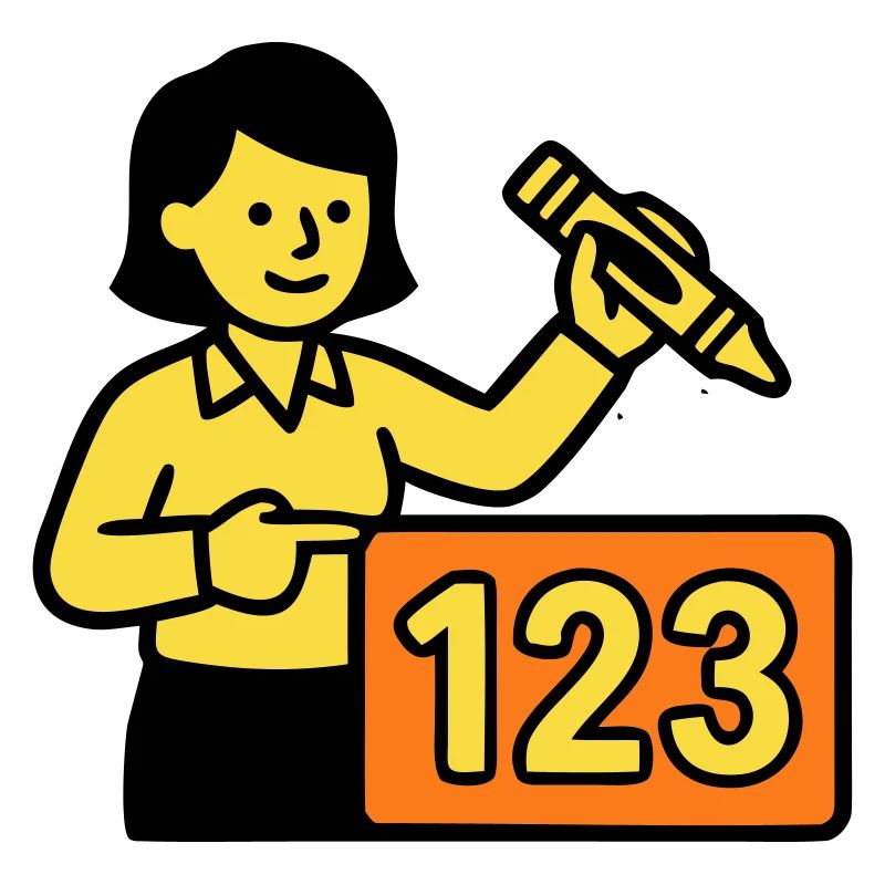 Teacher Math 123 School