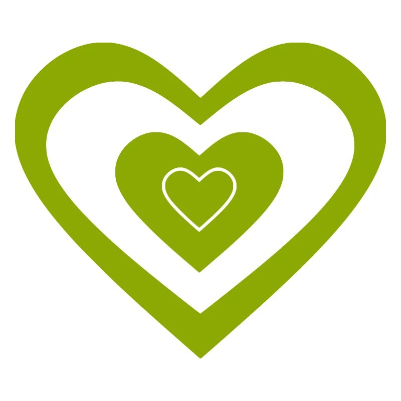 Cœur vert Cœurs Couples de la Saint-Patrick