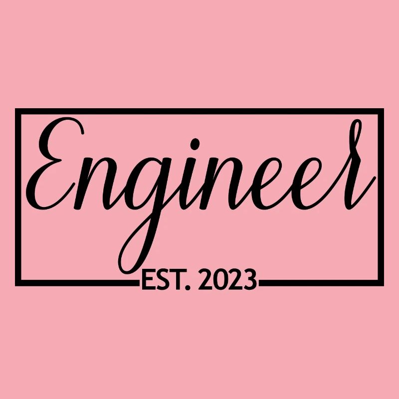Engineer Est. 2023 Graduation Engineering Student