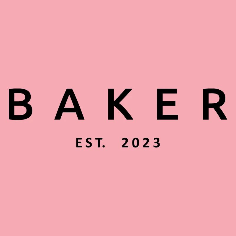 Baker Est. 2023 Graduated Pastry Baking Student