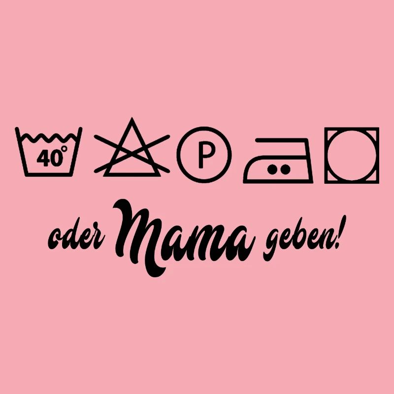 Wäsche waschen oder Mama geben