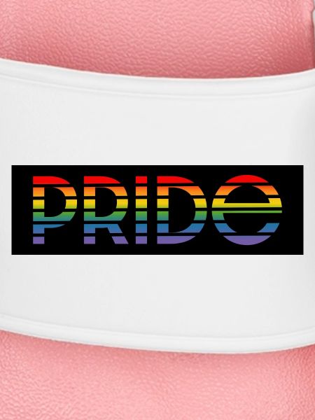 Pride rainbow black background