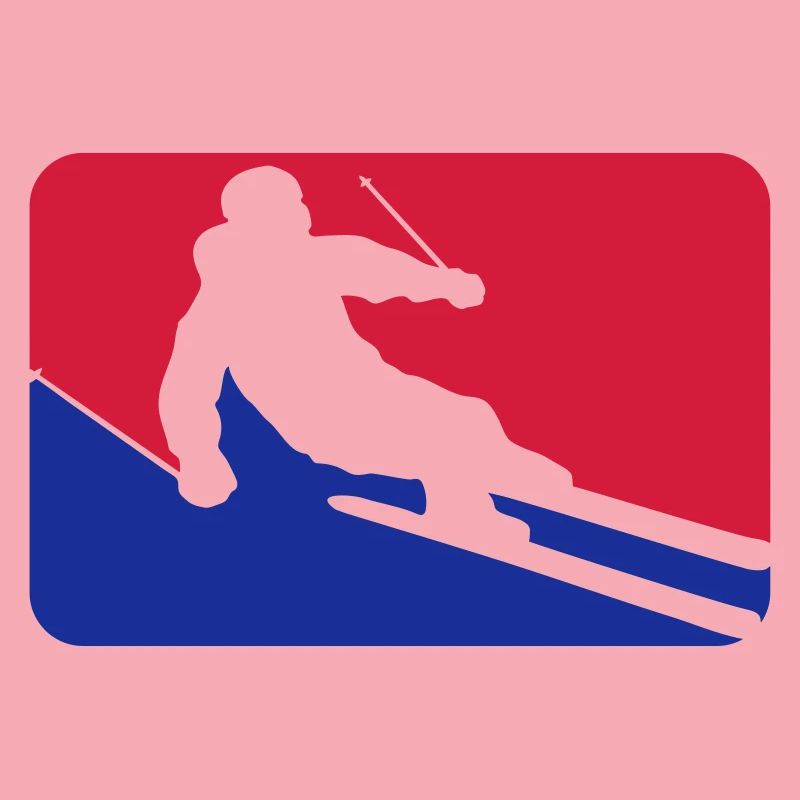 button frame shield ski drive down mountain winter