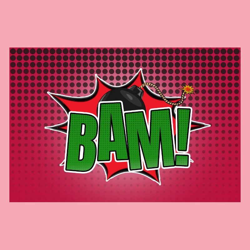 Bam! Comic Style Graffiti Lettering