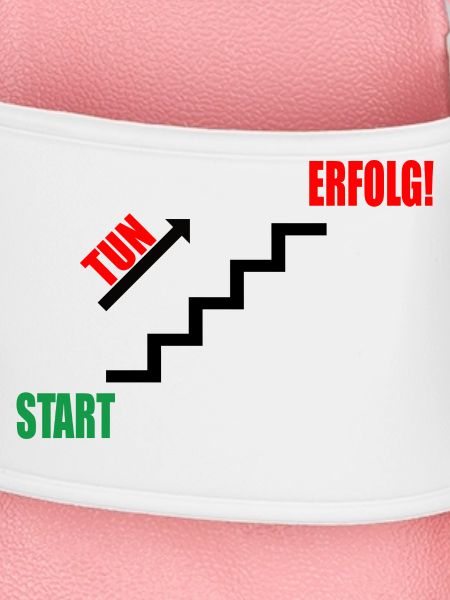 Treppe Erfolg durch Tun