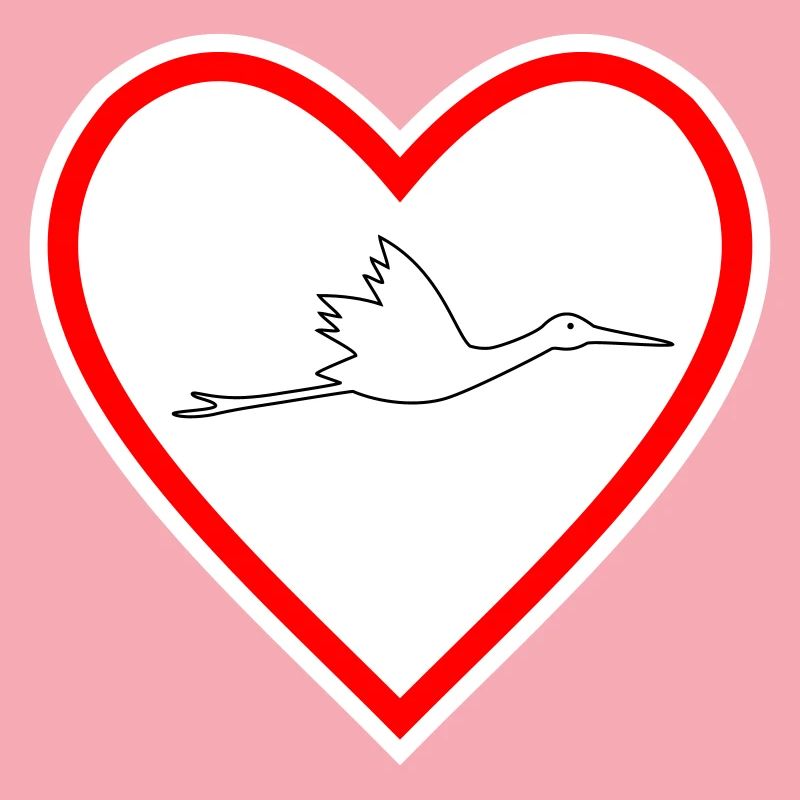 Herz Klapperstorch