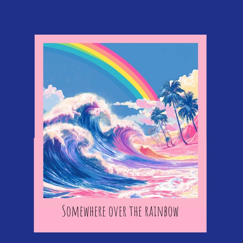 Rainbow Beach Rétro Wave