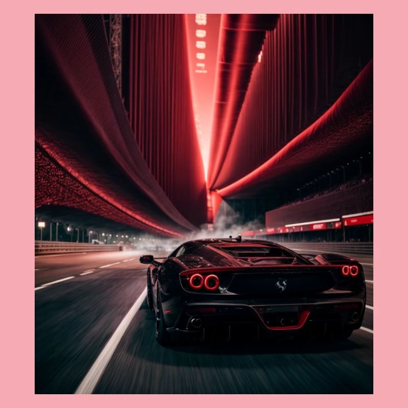 Rotes Sportauto