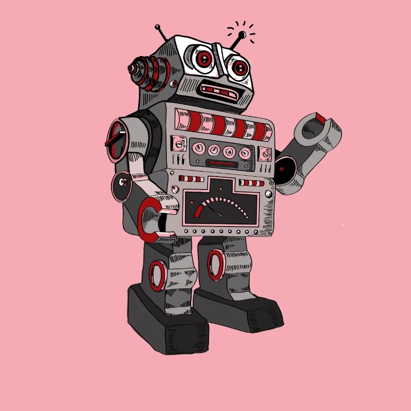 roboter robby mr. robot scifi android toy retro pc