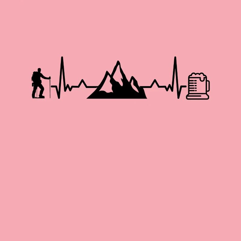 Wander und Bier Herzfrequenz Bergwandern