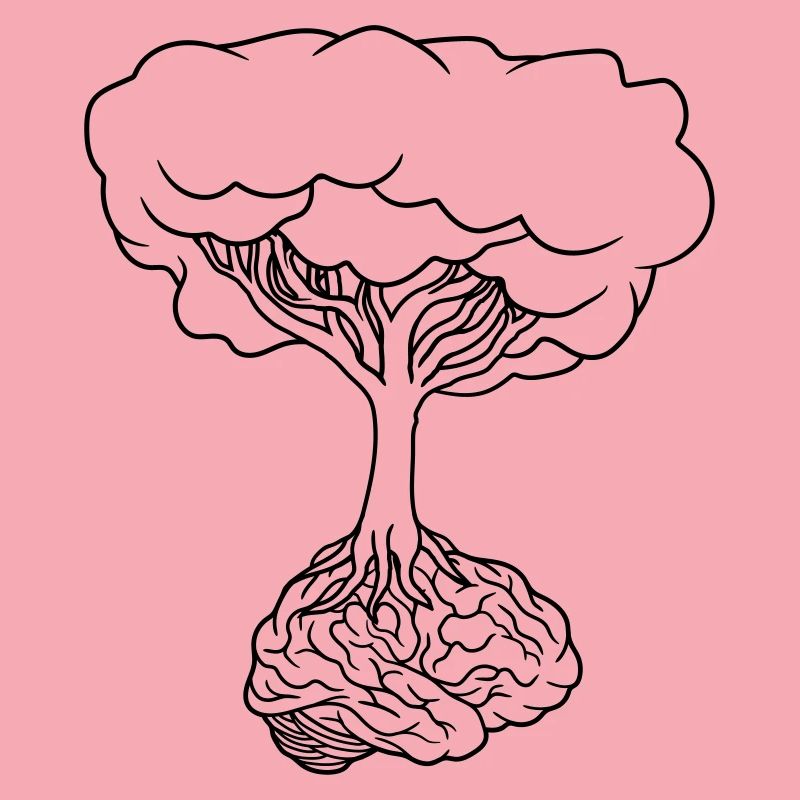 Brain under tree