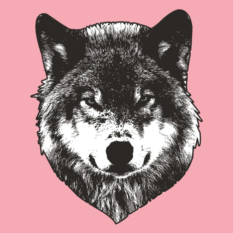 Visage de loup