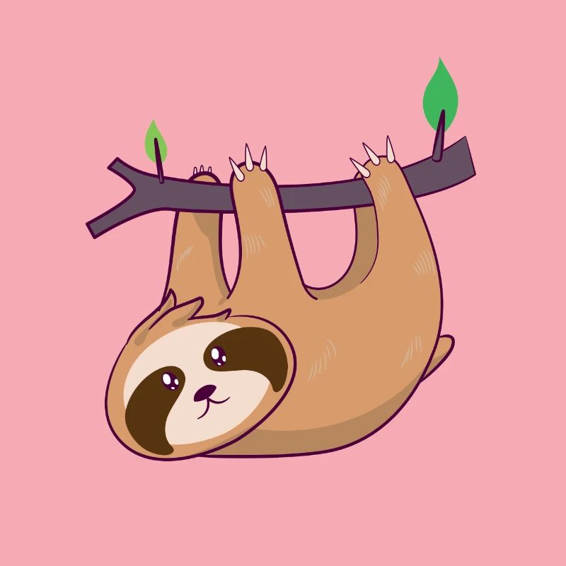 Sloth Sloth Sloth Chill Relax