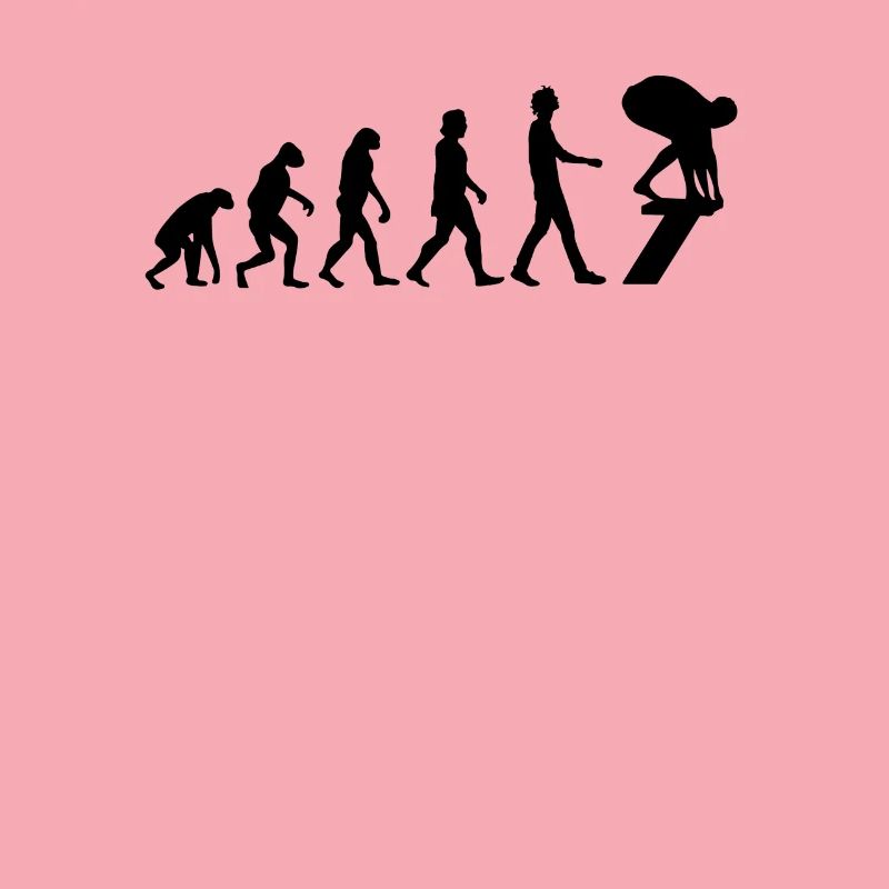 Schwimmer Evolution Schwimmen Geschenk