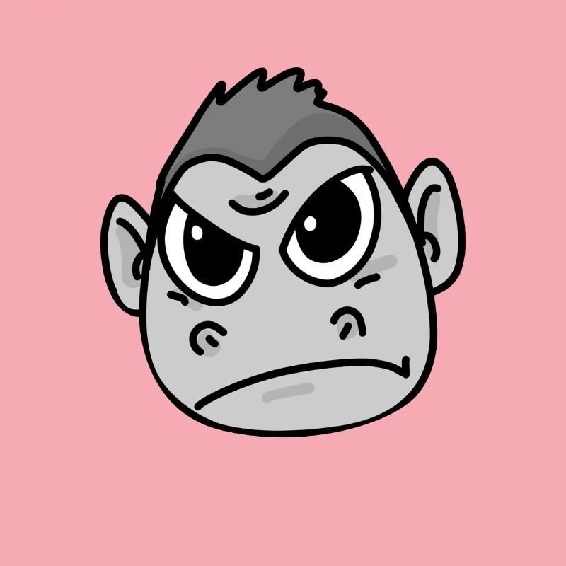 Gorilla angry