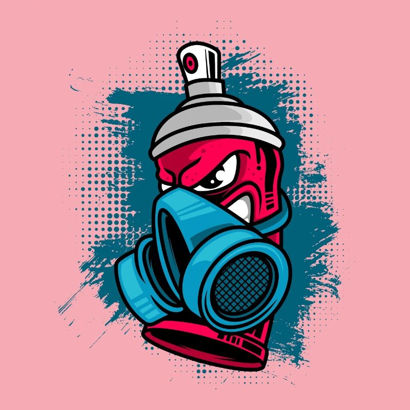 Spray Can Painter Art Graffiti