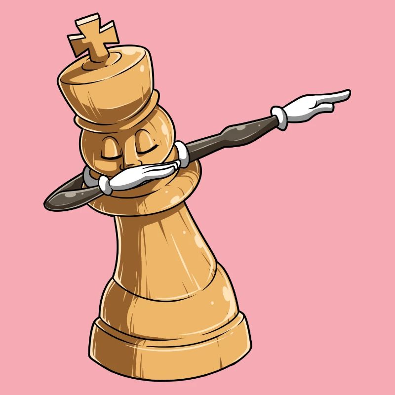 Le roi des échecs Dab Dabbing Danse