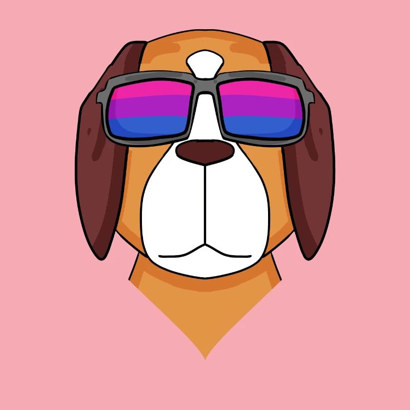Bisexual Saint Bernard Dog Gift