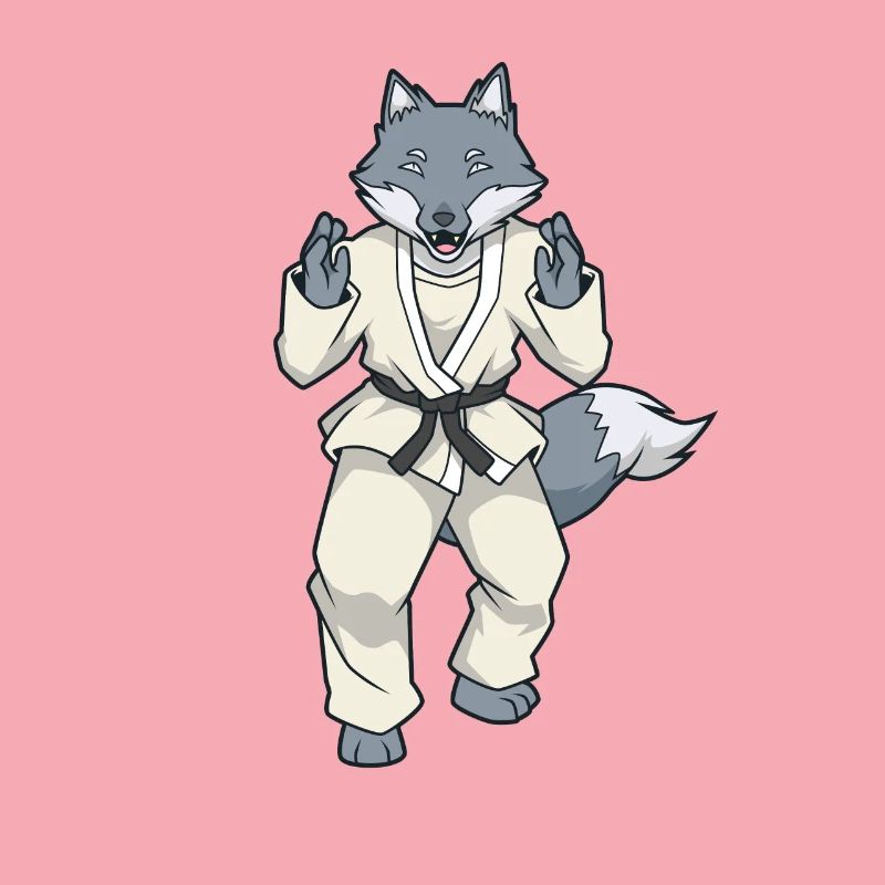 Comic Wolf makes judo